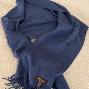 Loro Piana Royal Blue Cashmere Scarf